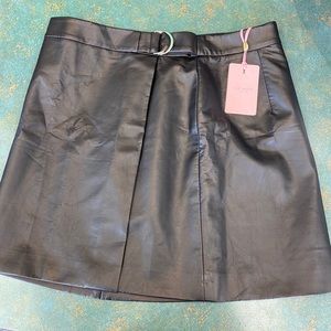 Ted baker pleather skirt NWT